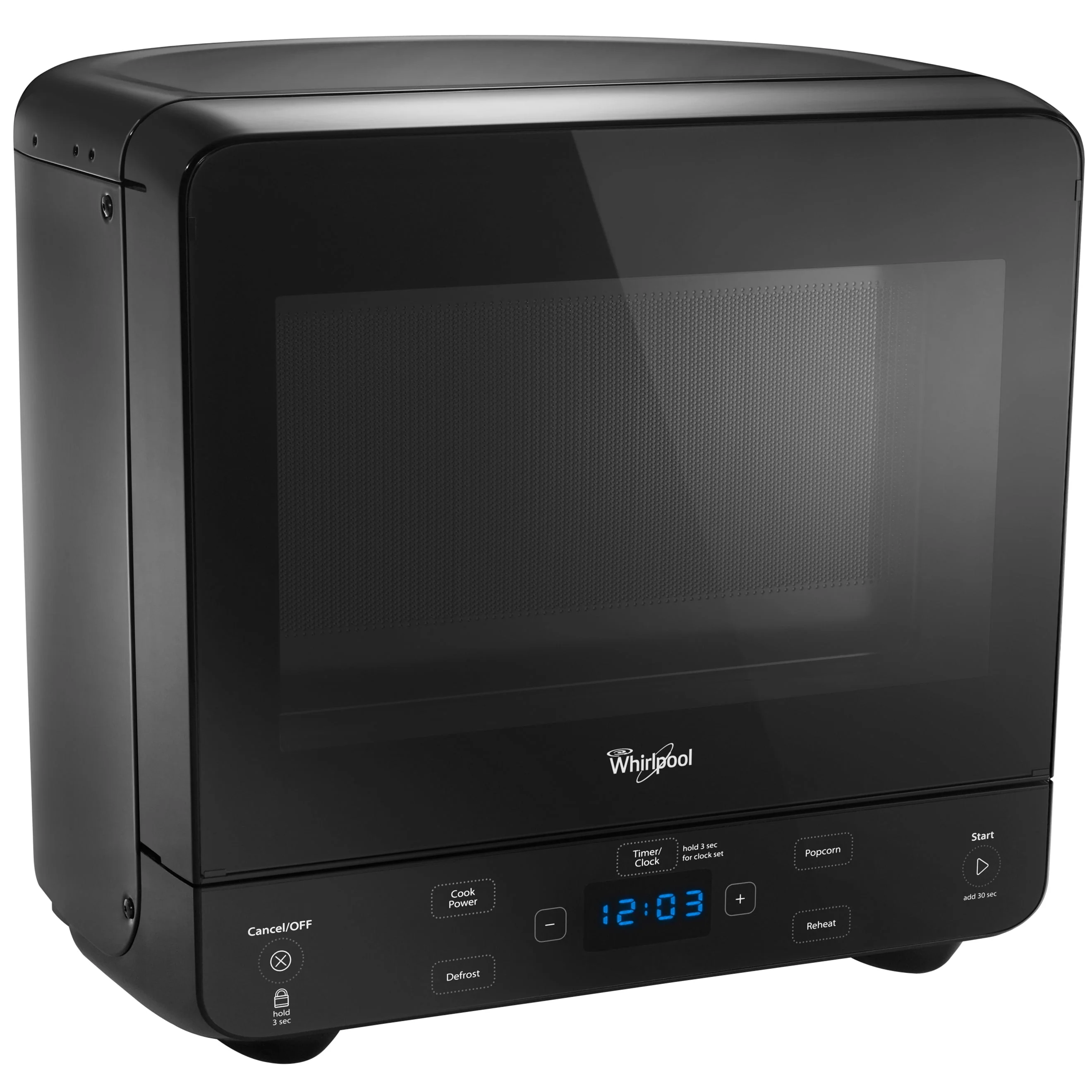 Whirlpool WMC20005YB 0.5 Cu. Ft. Black Countertop Microwave