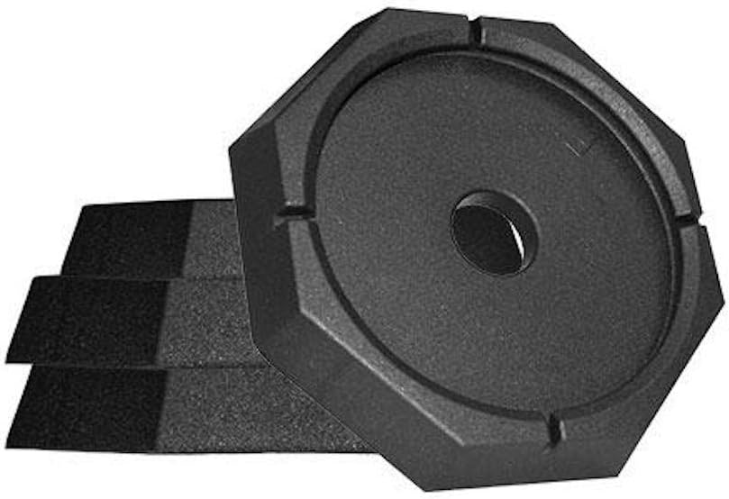 SnapPad Xtra XL Permanently Attached RV Leveling Jack Pad for 12 inch Round Landing Feet (XL 4-Pack)