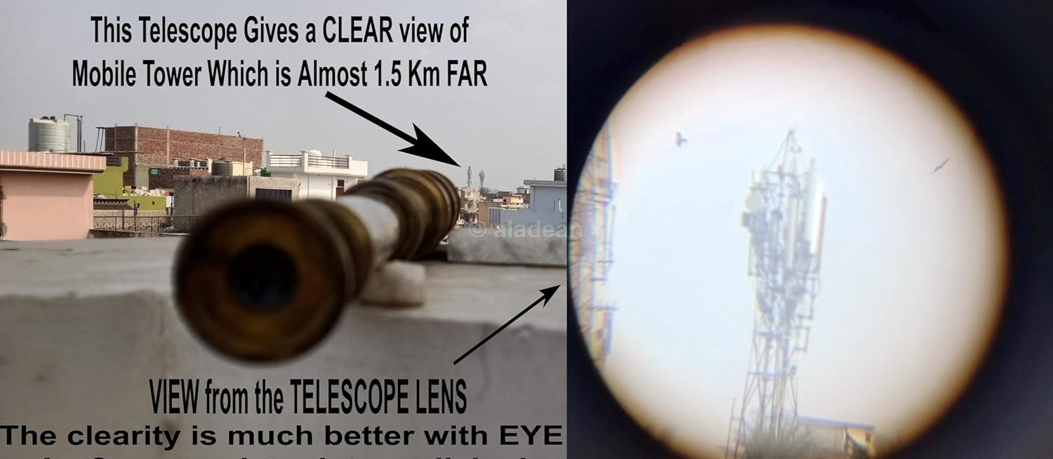Scout Regiment Brass Telescope 19 London 1940 Broadhurt Clarkson Antique Replica Spyglass Scope High Resolution DF Lens Brilliant Magnification