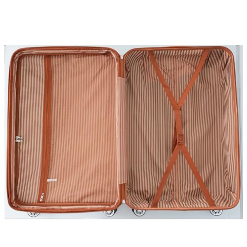 Merax 3 Piece Luggage Set, ABS Hardshell Suitcase with Spinner Wheels and TSA Lock, Lightweight Expandable Suitcase Set, 20”+24”+28”, Green