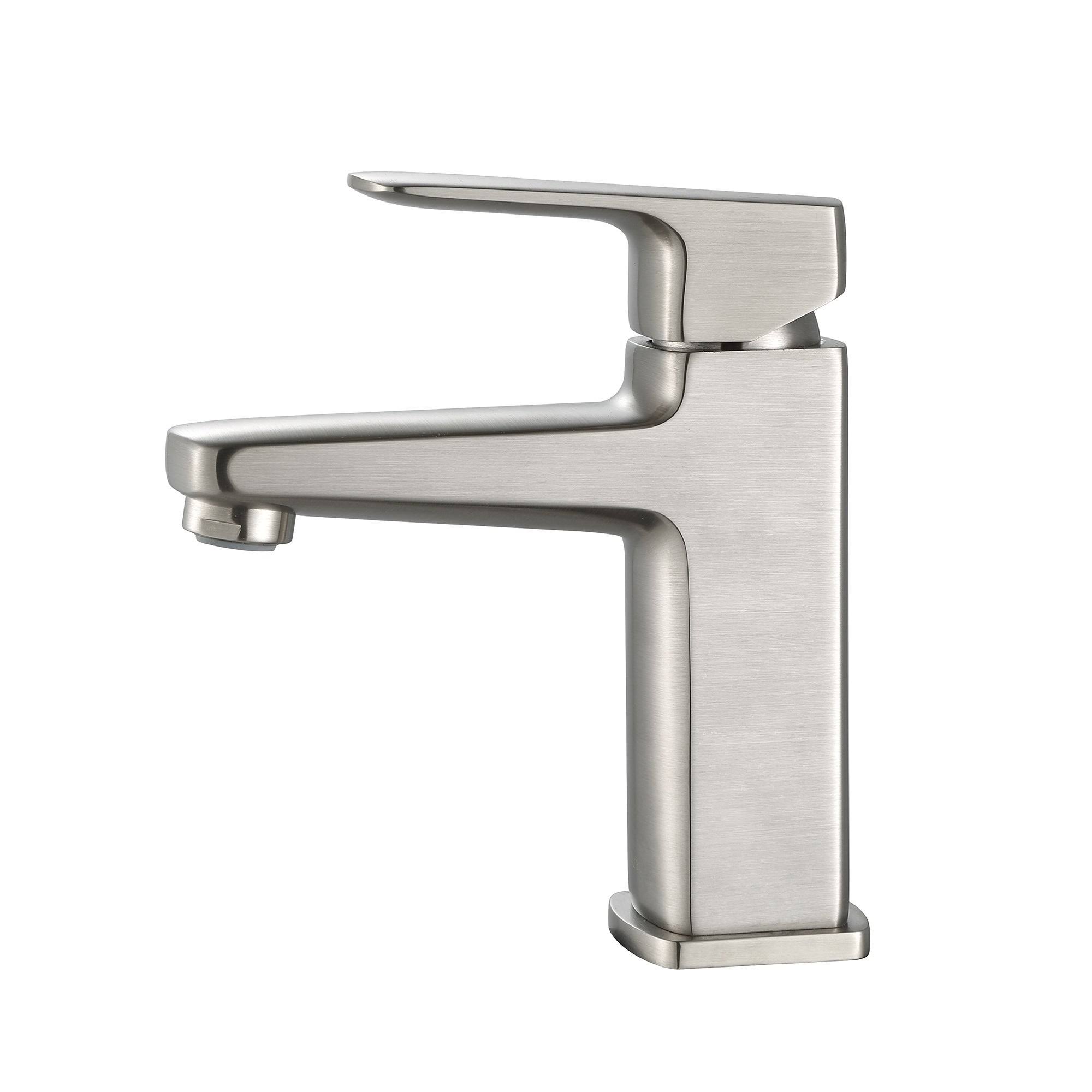 Kraus Virtus Single Hole Bathroom Faucet - Brushed Nickel KEF-15501BN