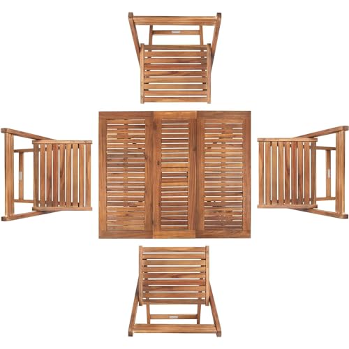 Safavieh Outdoor Living Collection Arvin 5-Piece Dining Set