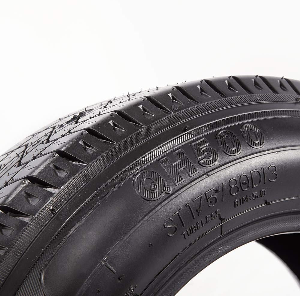 Set of 3 Trailer tires 175 80 13 ST175/80D13 6PR Boat Trailer Bias Tires Load Range C