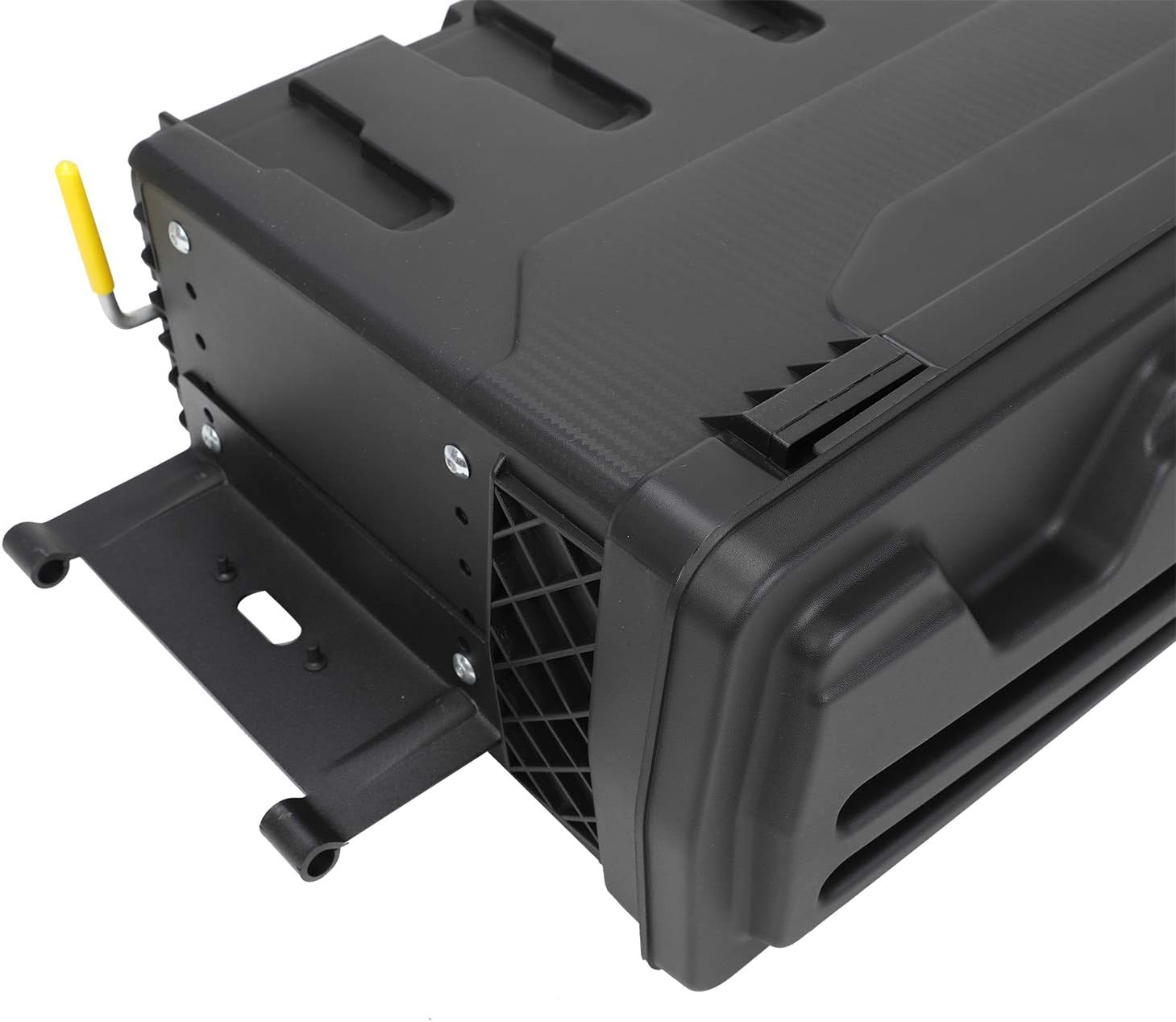 LucaSng Truck Bed Wheel Well Storage Case Tool Box Compatible with Dodge Ram 1500 2500 3500 2002-2018 Rear Driver & Passenger Side Black Lockable Storage Box Unit One Pair