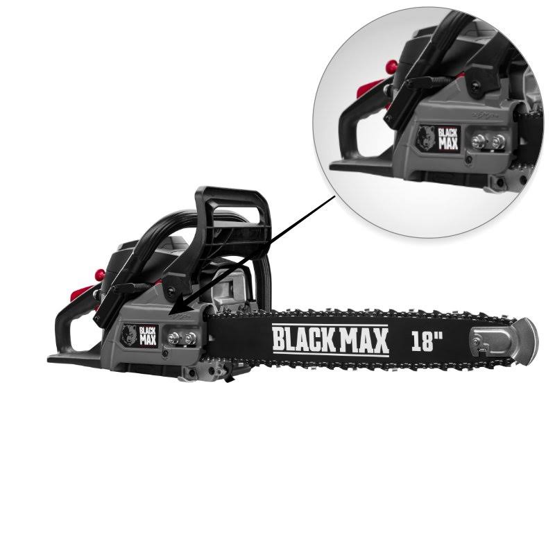 Black Max 18-inch GAS Chainsaw 38cc 2-Cycle Engine BM3818