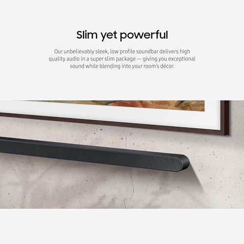 SAMSUNG HW-S50B/ZA 3.0ch All-in-One Soundbar w/Dolby 5.1, DTS Virtual:X, Q Symphony, Built in Center Speaker, Adaptive Sound Lite, Bluetooth Multi Connection, 2022 Black