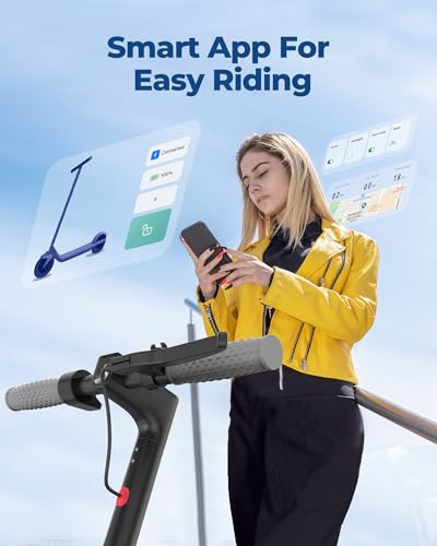 VOLPAM Electric Scooter, 350W/500W, 8.5/10 Tires, 12/21/28 Miles Range, 16/19/22Mph, Folding E-Scooter with Dual Braking