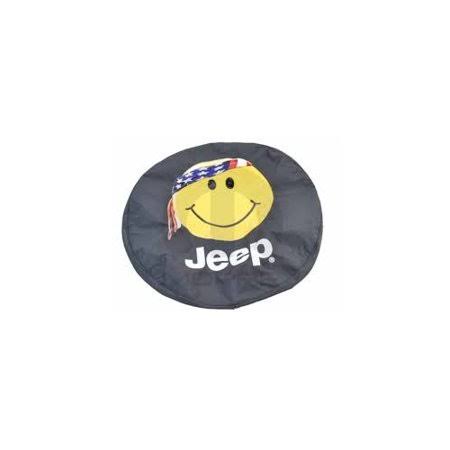 Mopar 82208684AD Smiley Face w/ American Flag Bandana Spare Tire Cover Jeep Wrangler