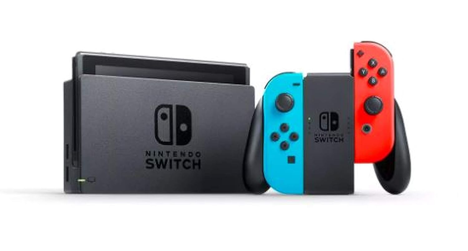 Switch Joy-Con Neon Blue/Red + Mario Kart 8 Deluxe + 3 Month Online Bundle Nin tendo,Nintendo