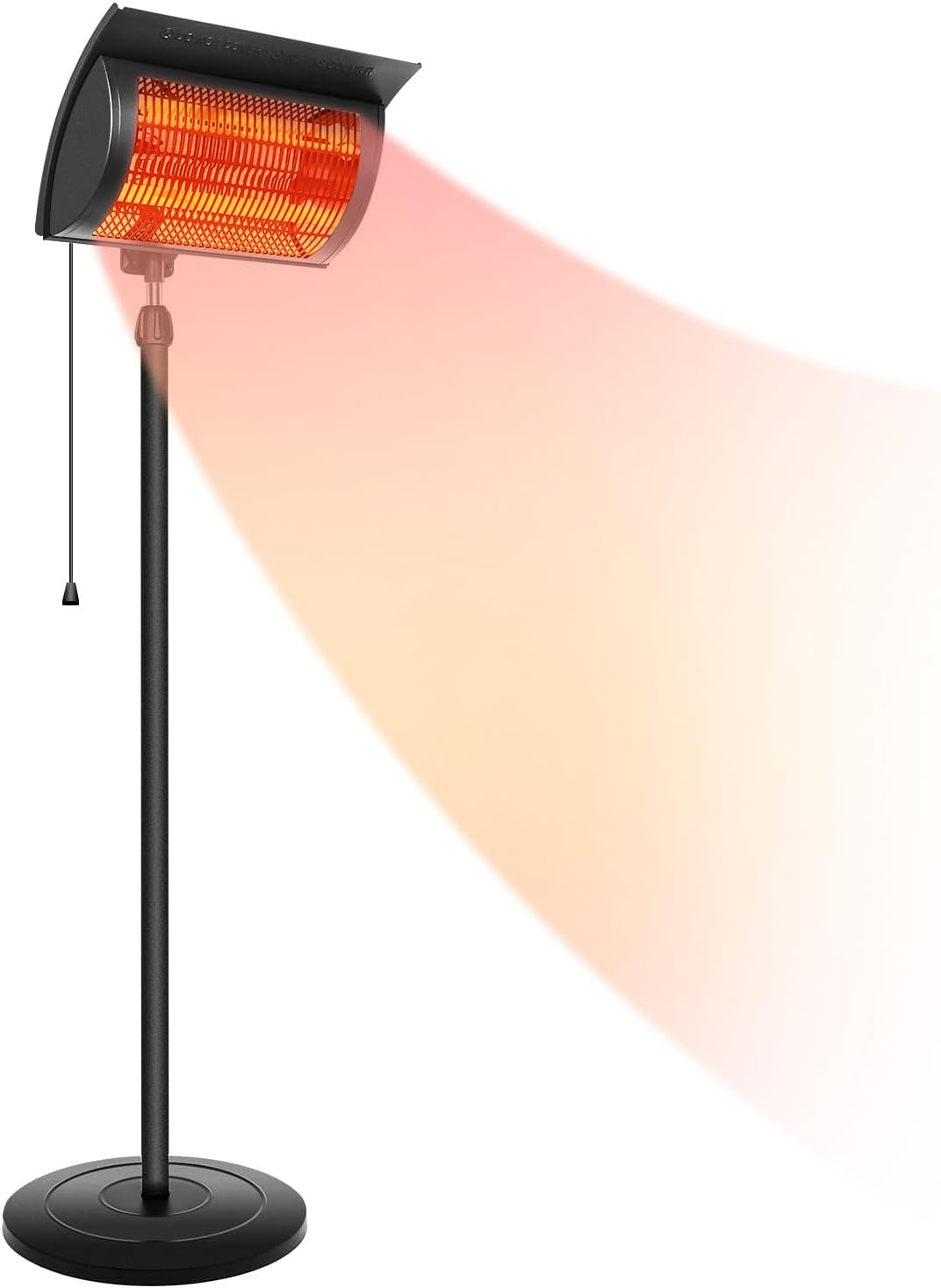 Simple Deluxe Wall Mounted Infrared Heater Patio Outdoor Balcony, Courtyard Space Heater With Remote Control