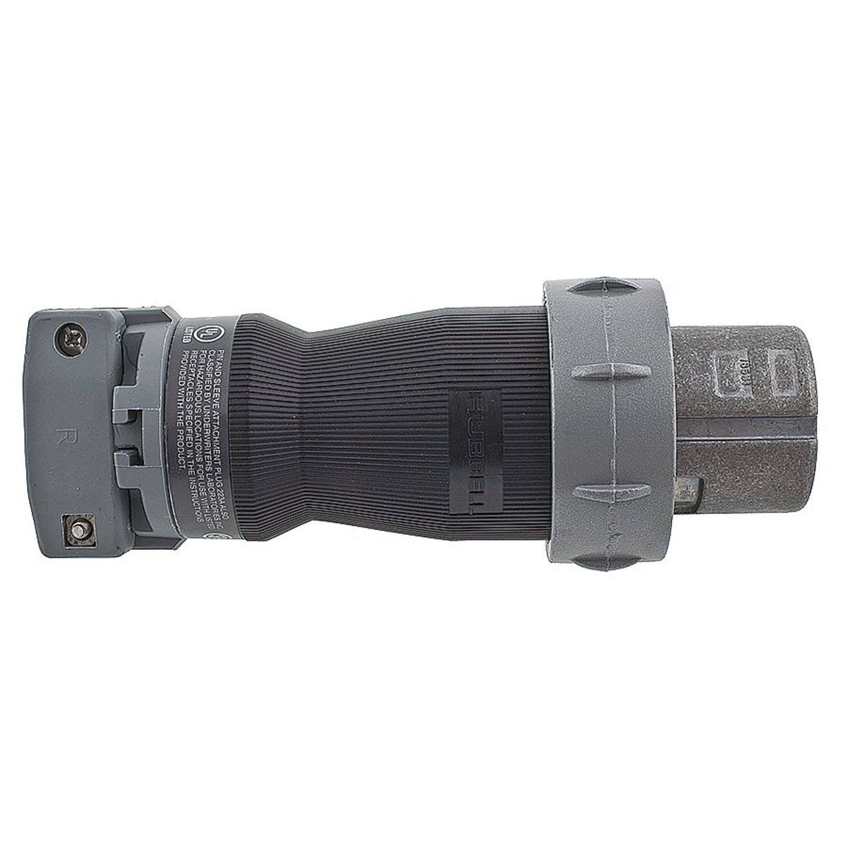 Hubbell WIRING Device-Kellems HBL5100PS1W Pin and Sleeve Plug,4P,5W,10