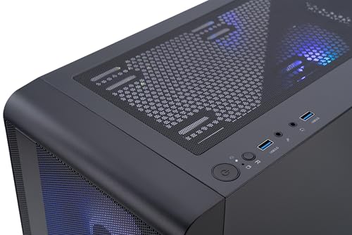 ABS Cyclone Aqua Gaming PC - Windows 11 - Intel Core Ultra 7 265KF - GeForce RTX 5070 - DLSS 4 - AI-Powered Performance - 32GB DDR5 6000MHz - 1TB M.2 NVMe SSD - CA265KF5070