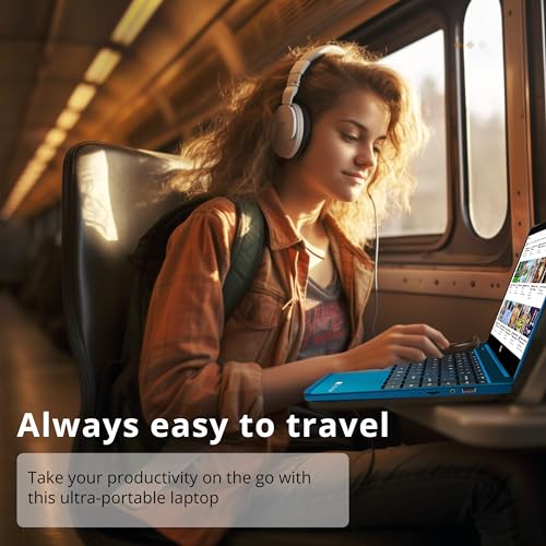 Gateway Ultra Slim Laptop, 14.1" IPS FHD Display, Intel Core i5-1135G7, 16GB RAM, 1TB SSD, Intel Iris Xe Graphics, 1.0 MP Camera, Fingerprint Scanner, Bluetooth, Blue, Win 10, 32GB Hotface USB Card