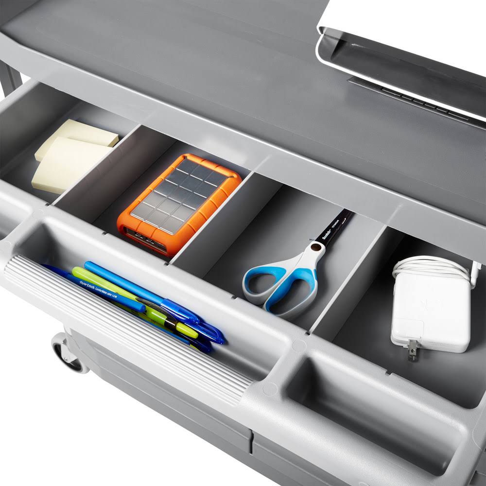 Rubbermaid Instrument Cart, Gray