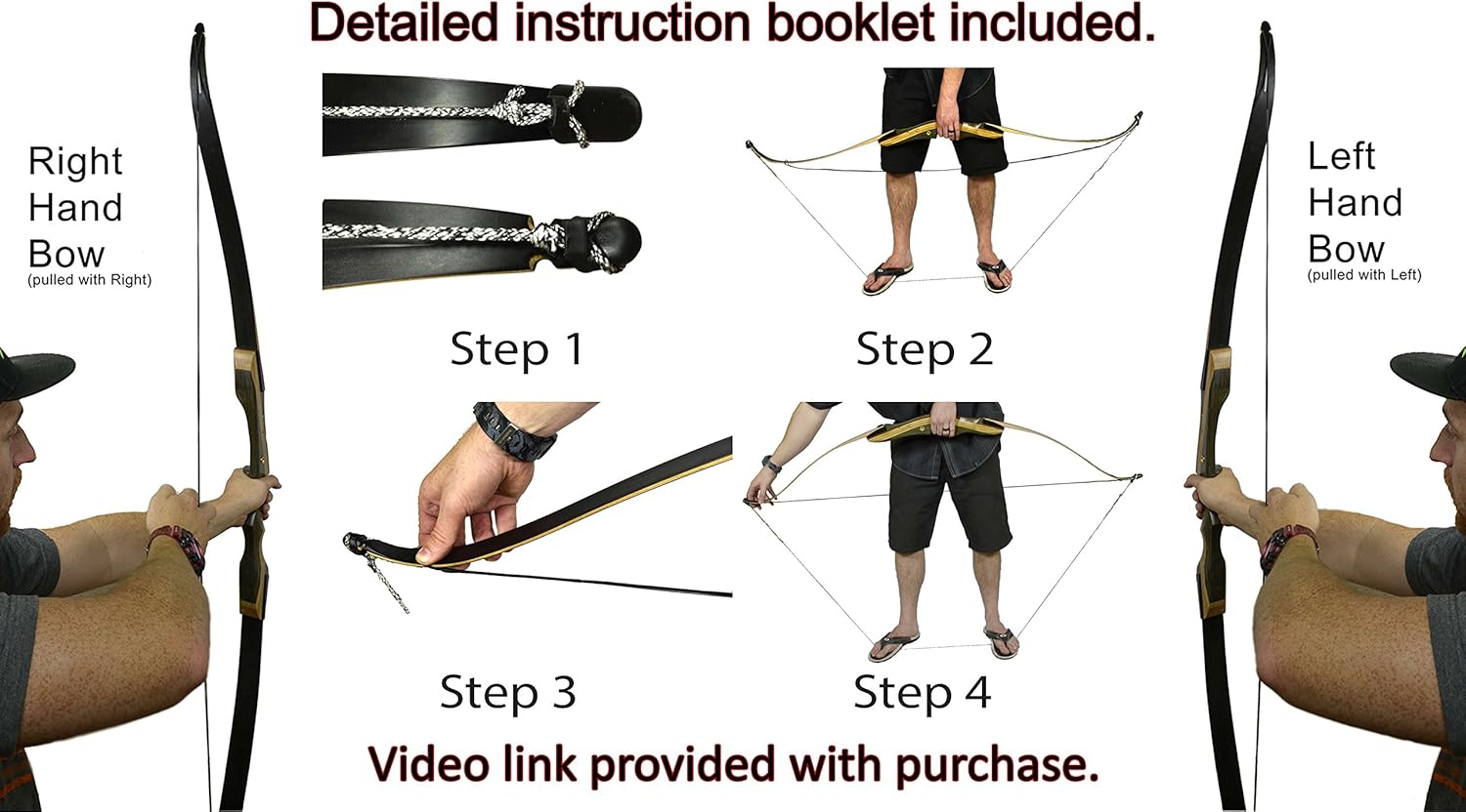 Southwest Archery 48” Tiny Tiger Takedown Recurve Bow – Compact Fast Accurate 48" Target & Frist Bow – Right & Left Hand – Draw Weight 14lb – Beginner to Intermediate - USA Company – 14L