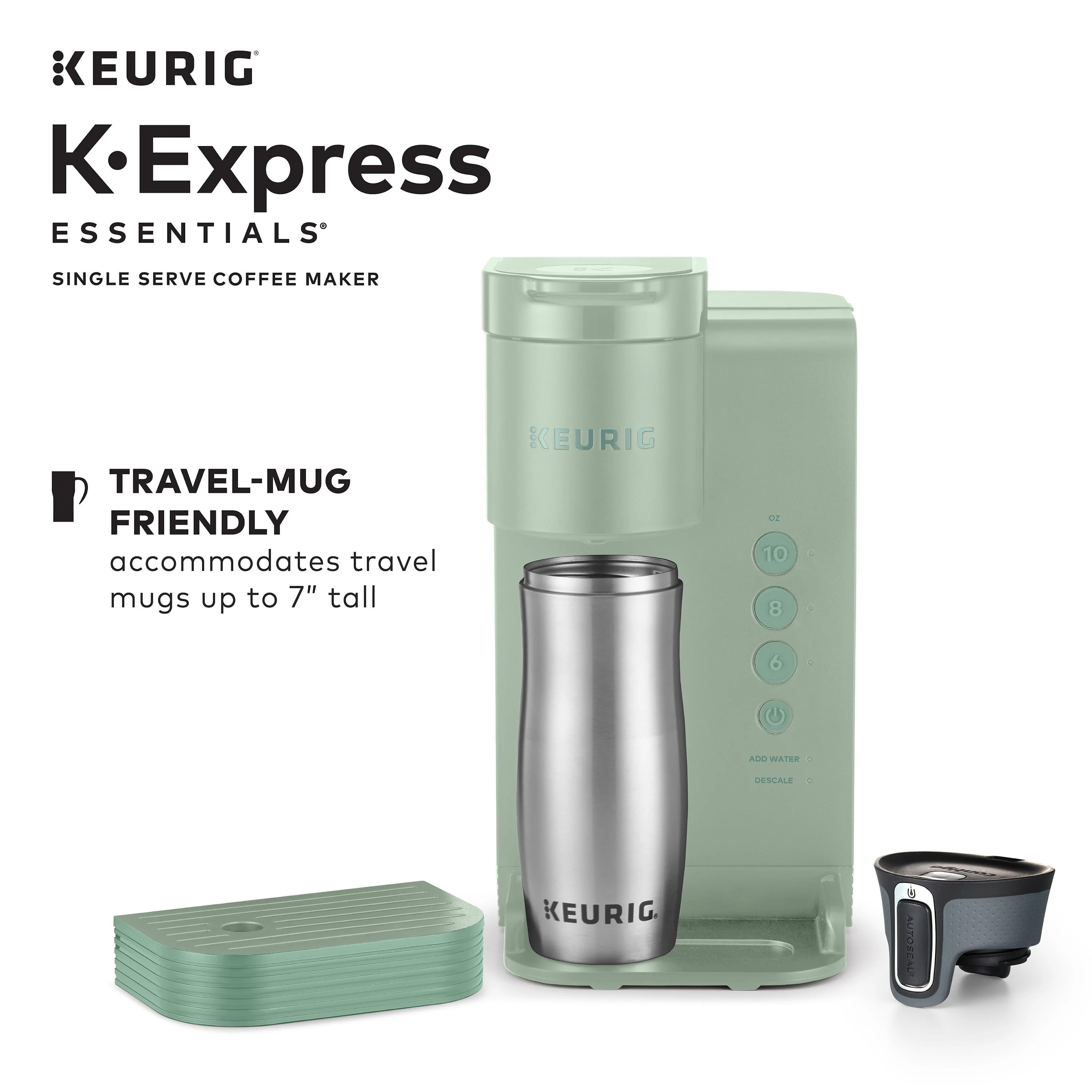 Keurig K-Express Essentials Single Serve K-Cup Pod Coffee Maker, Black