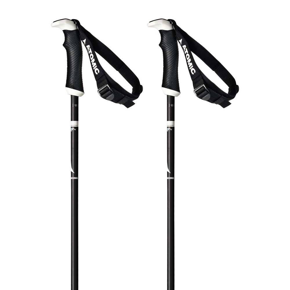 Atomic AMT Carbon SQS Ski Poles Black/White, 120cm