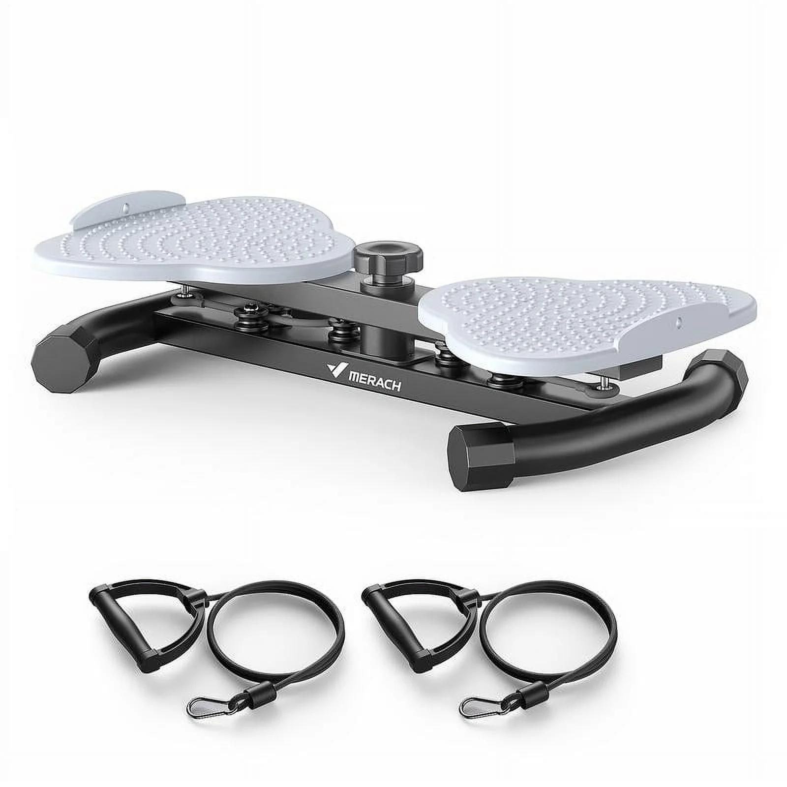 MERACH Waist twist Machine, slim waist and toned abs, 300 lbs weighing, can stand with feet apart, double non-slip, no noise use Exercise Equipment Abdominal Roller Workout