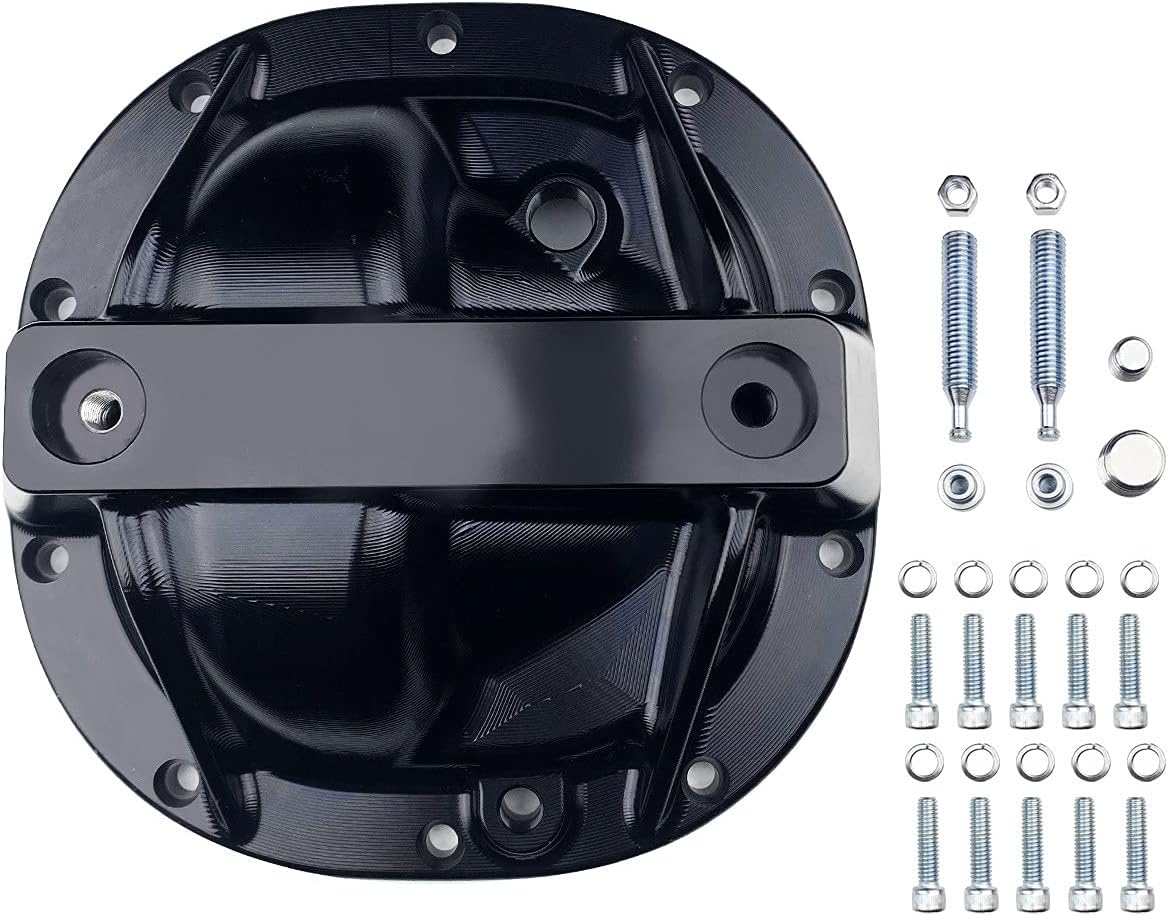 SPELAB Rear Differential Cover Billet Aluminium Alloy 8.8" Differential Cover for Ford with 10 Bolts