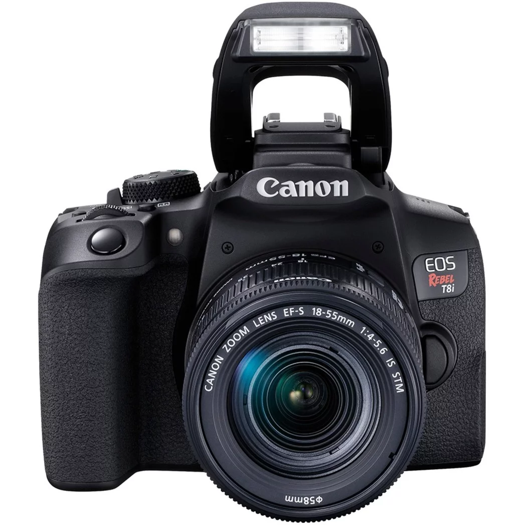 Canon EOS Rebel T8i 24.1 Megapixel Digital SLR Camera with Lens, 0.71", 2.17"