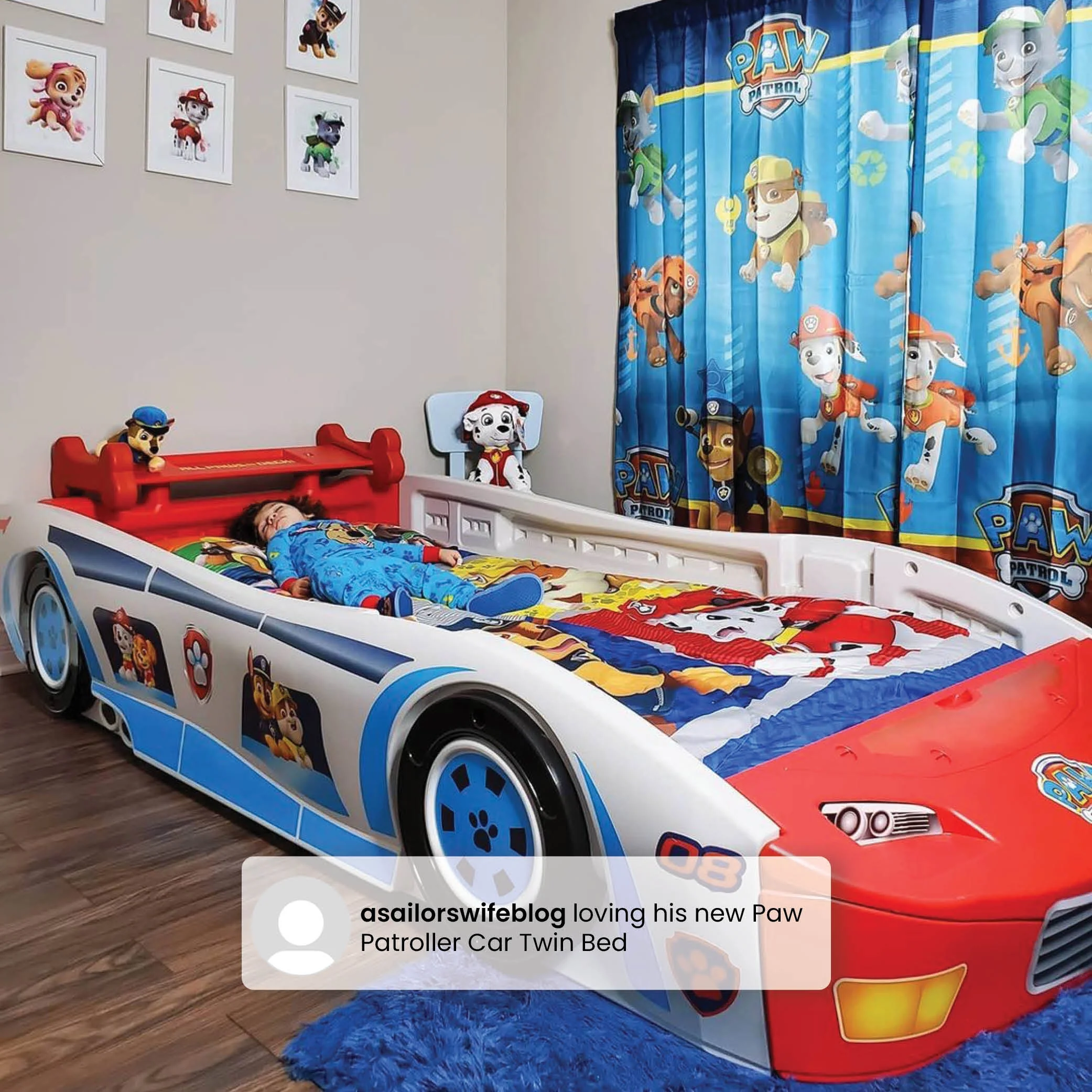 Nick Jr. Paw Patroller Car Twin Bed by Delta Children