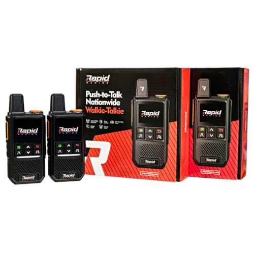 Nationwide LTE Walkie-Talkie - Two-Way Radio - Unlimited Range POC Two Way Radios Set