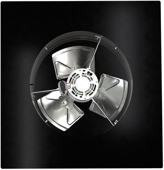 Quietcool AFR PRO-1.3 Roof Mount Attic Fan - 1266 CFM - Adjustable Thermostat - 20ft Power Cord - Plug-and-play - Two Speed