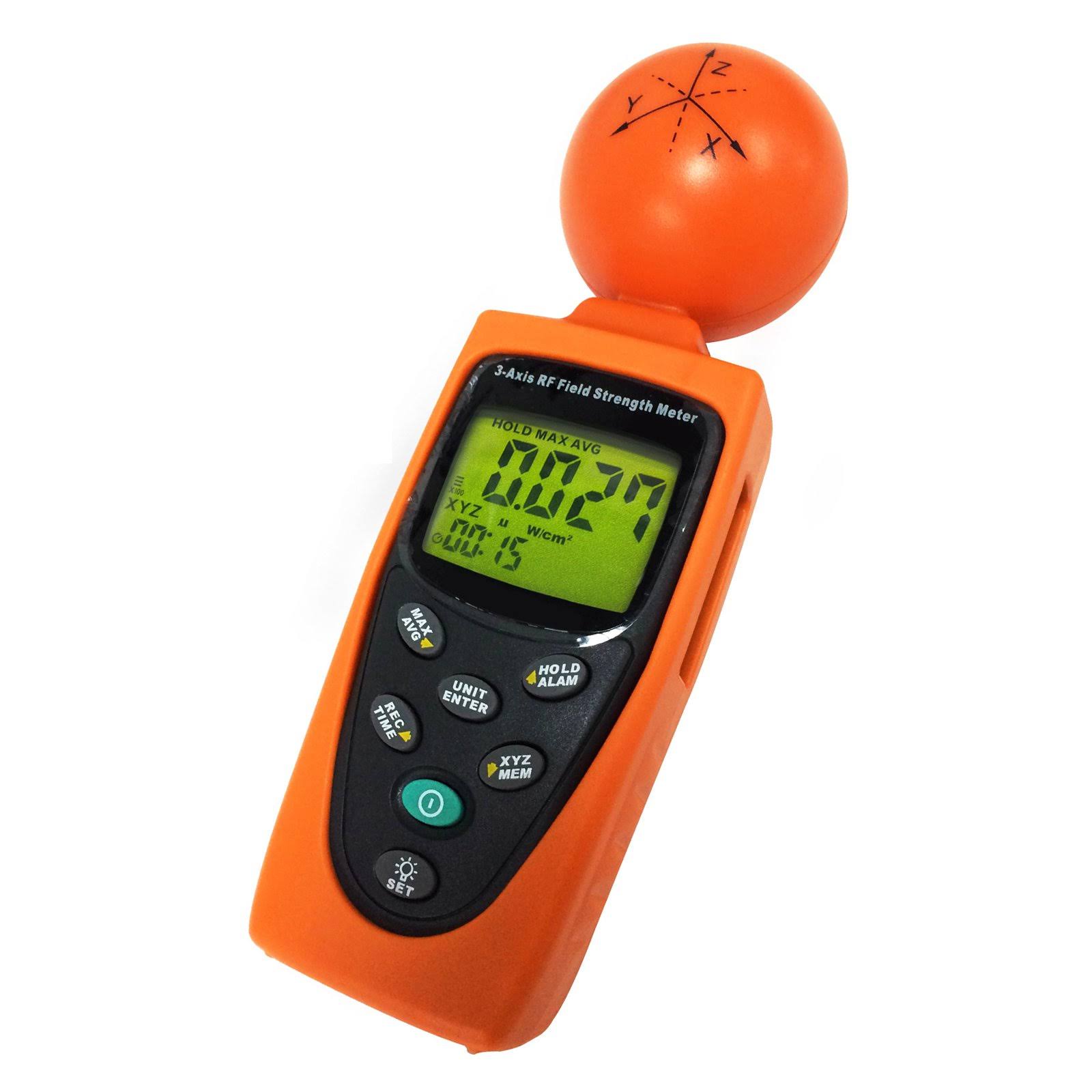 Digital 3 Axis EMF RF Radiation Electrosmog Meter