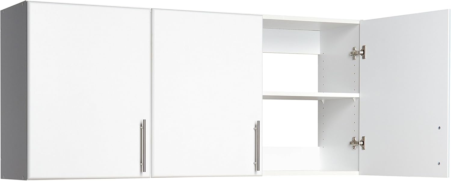 Prepac Elite Functional Wall Mount Shop Cabinet with Adjustable Shelf and Wall Cabinet, Versatile Adjustable Garage Wall Cabinet
