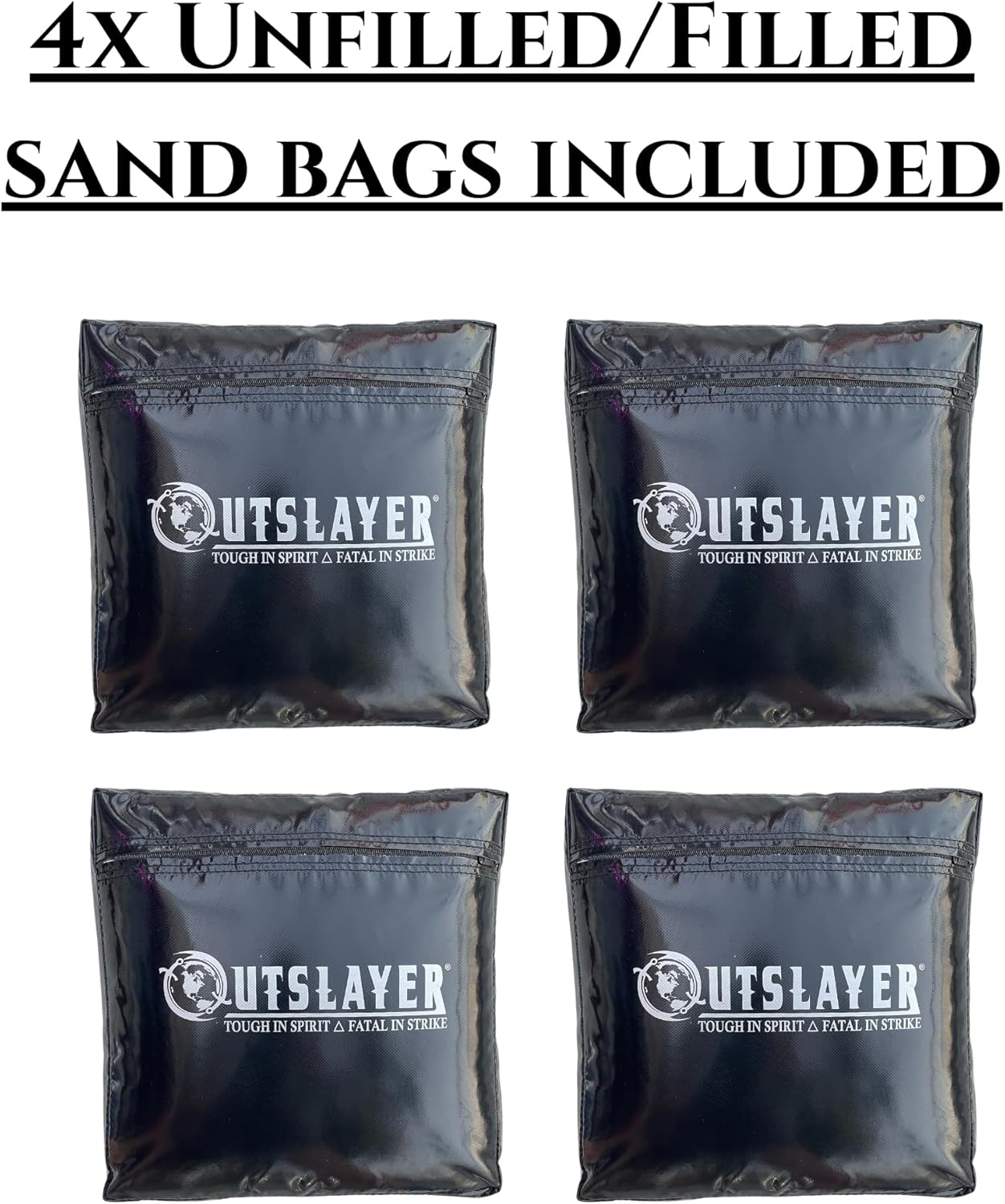 Heavy Duty Punching Bag Stand - 7.8ft / 6.8ft Heavy Bags up to 350lbs - Made in USA - Filled or Unfilled Sandbags - Easy Assembly