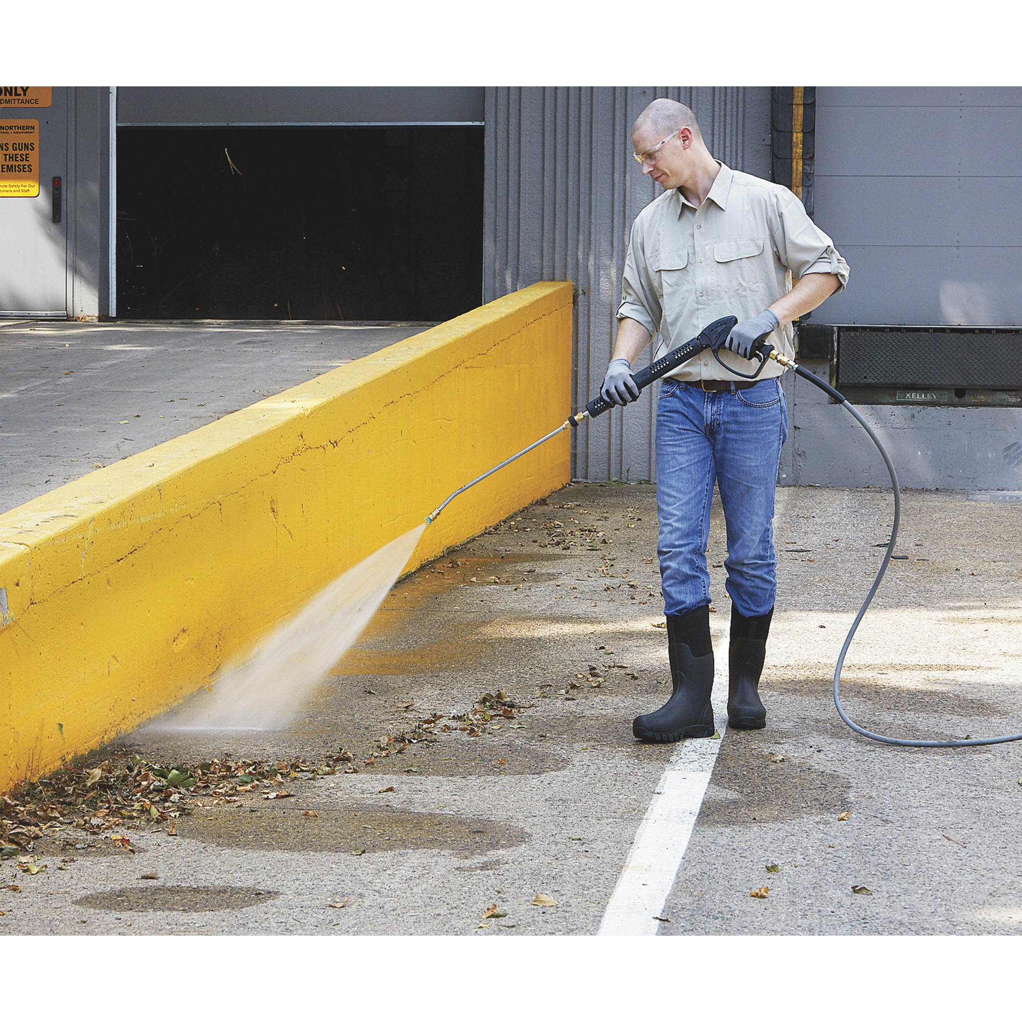 NorthStar Electric Wet Steam Cleaner and Hot Water Commercial Pressure Power Washer Add-on Unit - 4000 PSI, 4 GPM, 115 Volts
