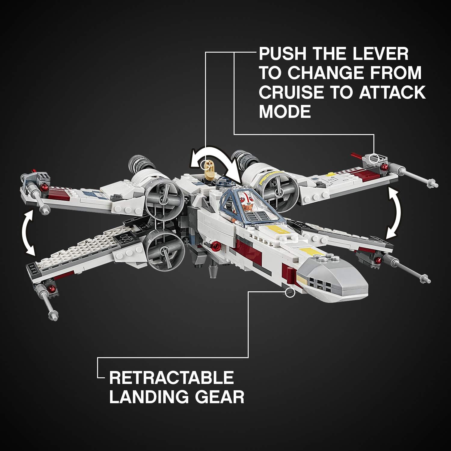 LEGO Star Wars X-Wing Starfighter 75218 Star Wars Building Kit (731 Pieces)