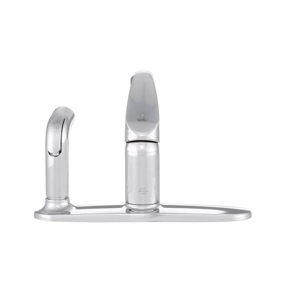 American Standard 7074.030 Colony Pro Single Handle Kitchen Faucet - - Polished Chrome