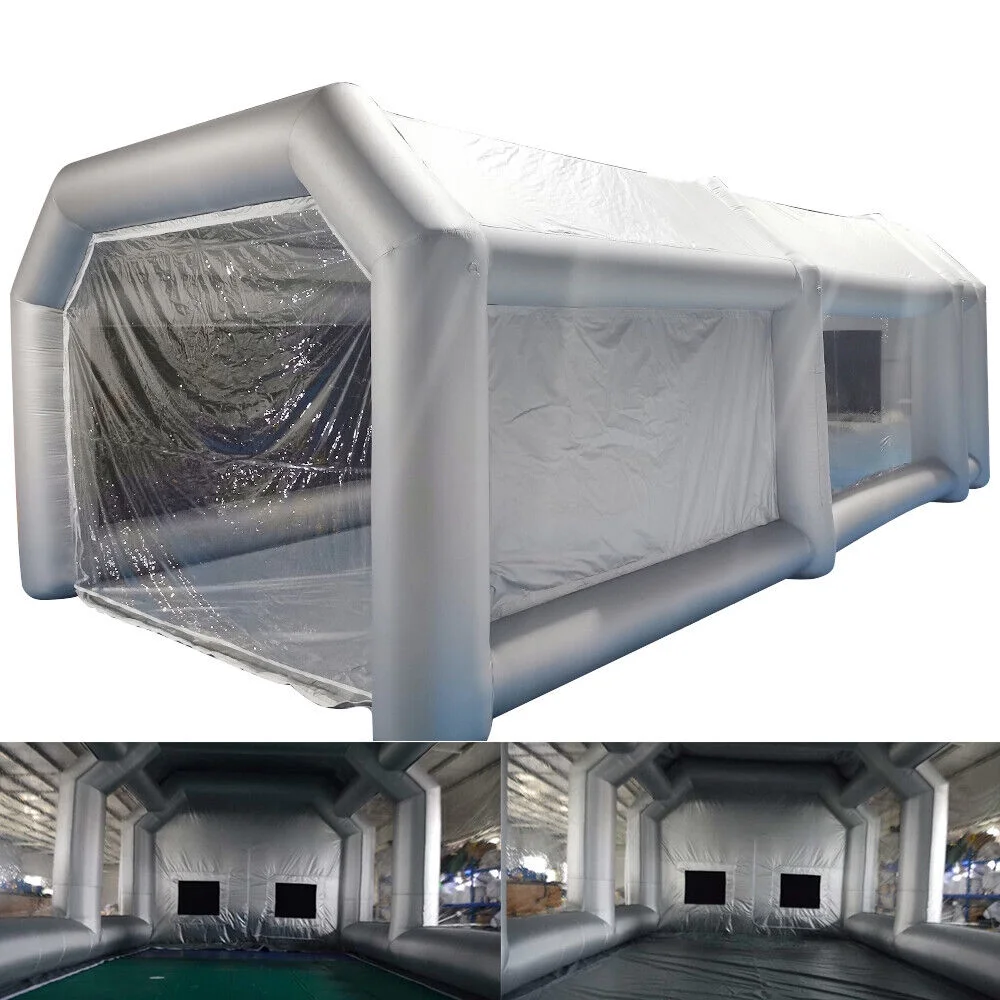 Large Size Inflatable Spray Booth Portable Paint Tent Painting House with Window