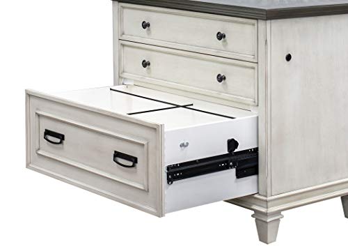 Martin Furniture Hartford Lateral File Cabinet, Brown - Fully Assembled