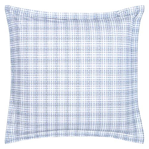 Laura Ashley Cassidy Yellow Comforter Set, King, Includes Bonus Euro Shams & Throw Pillows Lorelei Dark Blue King Sheets, Soft Sateen Cotton Bedding Set, 4 Pieces