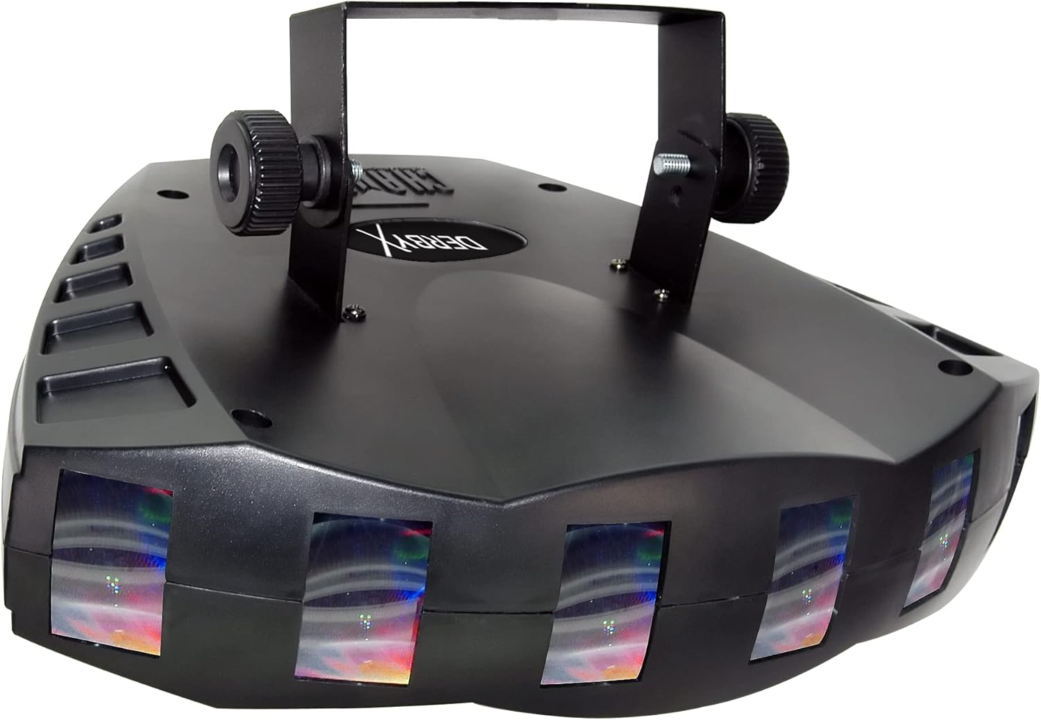 CHAUVET DJ Derby X RGB LED Derby w/Static, Blackout, Strobe Effect Light & Automated/Sound Active Programs