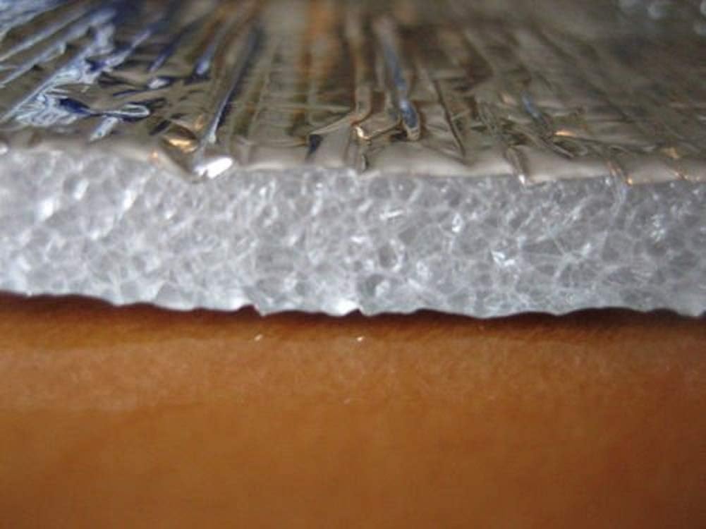 Supershield Multipurpose 16" X 100' White Double Bubble Reflective Foil Insulation Reflective Foam Core (Not Cheap Bubble) DIY Insulation Weatherization Water Proof/Meets Fire Codes/Made in USA