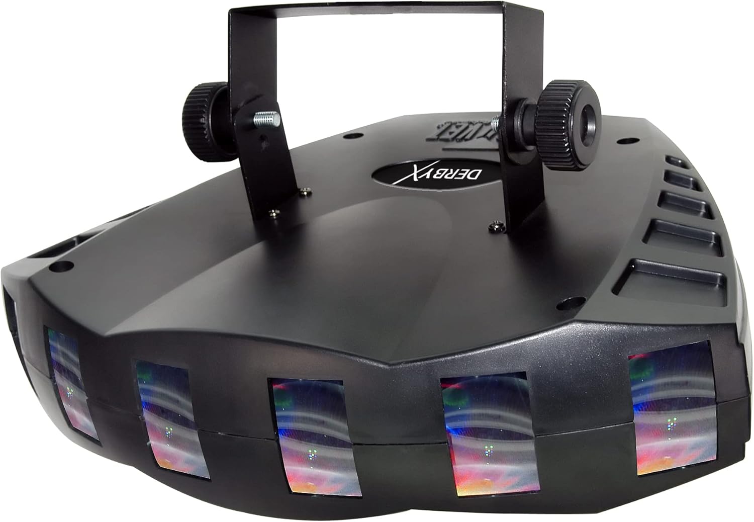 CHAUVET DJ Derby X RGB LED Derby w/Static, Blackout, Strobe Effect Light & Automated/Sound Active Programs