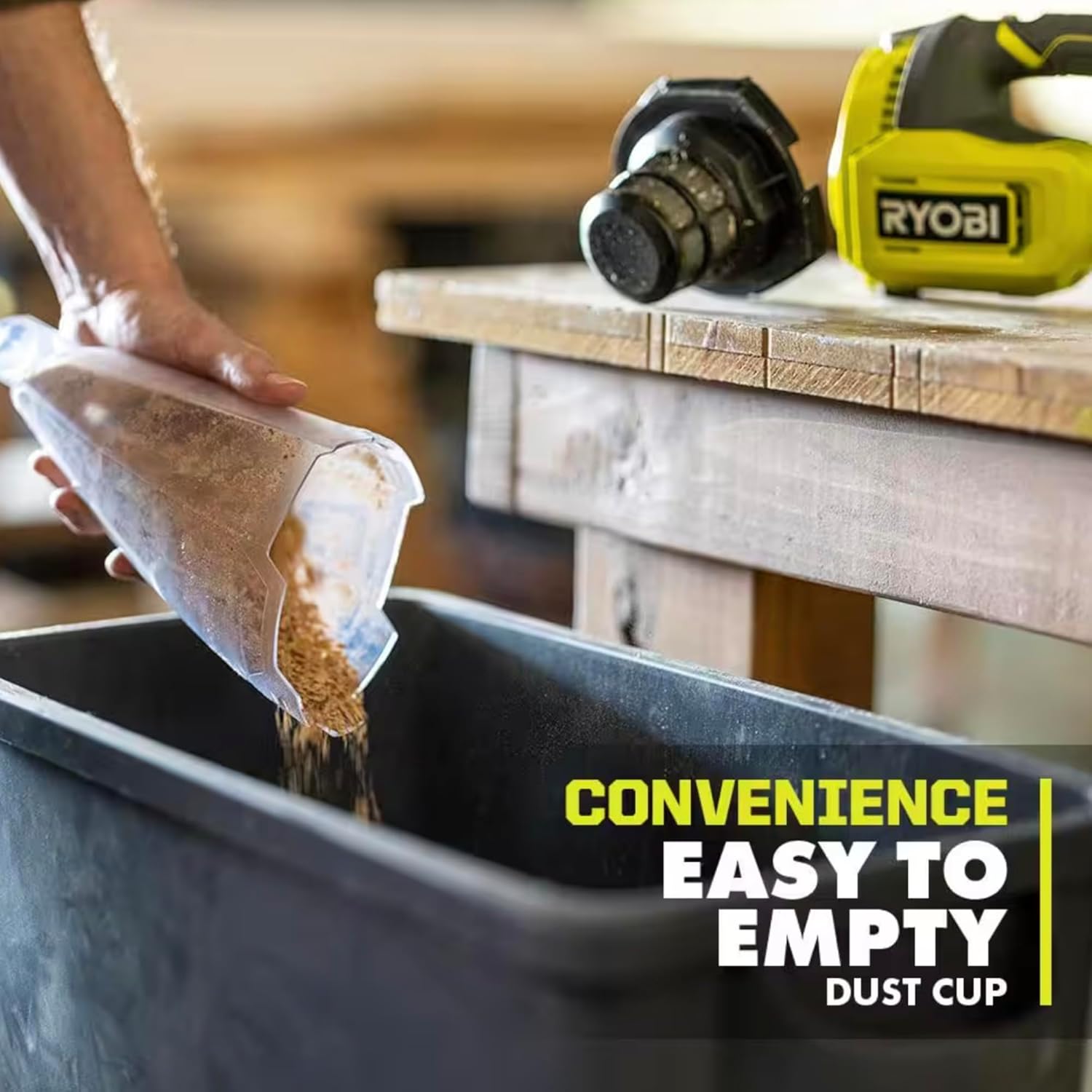 Buho Cordless Handheld Vacuum Accessory Bundle - Ryobi 18 Volt Multi-Surface Vacuum Micro-Cleaning Accessory Kit 2.0 Ah Battery 18V Charger Zipper Pouch