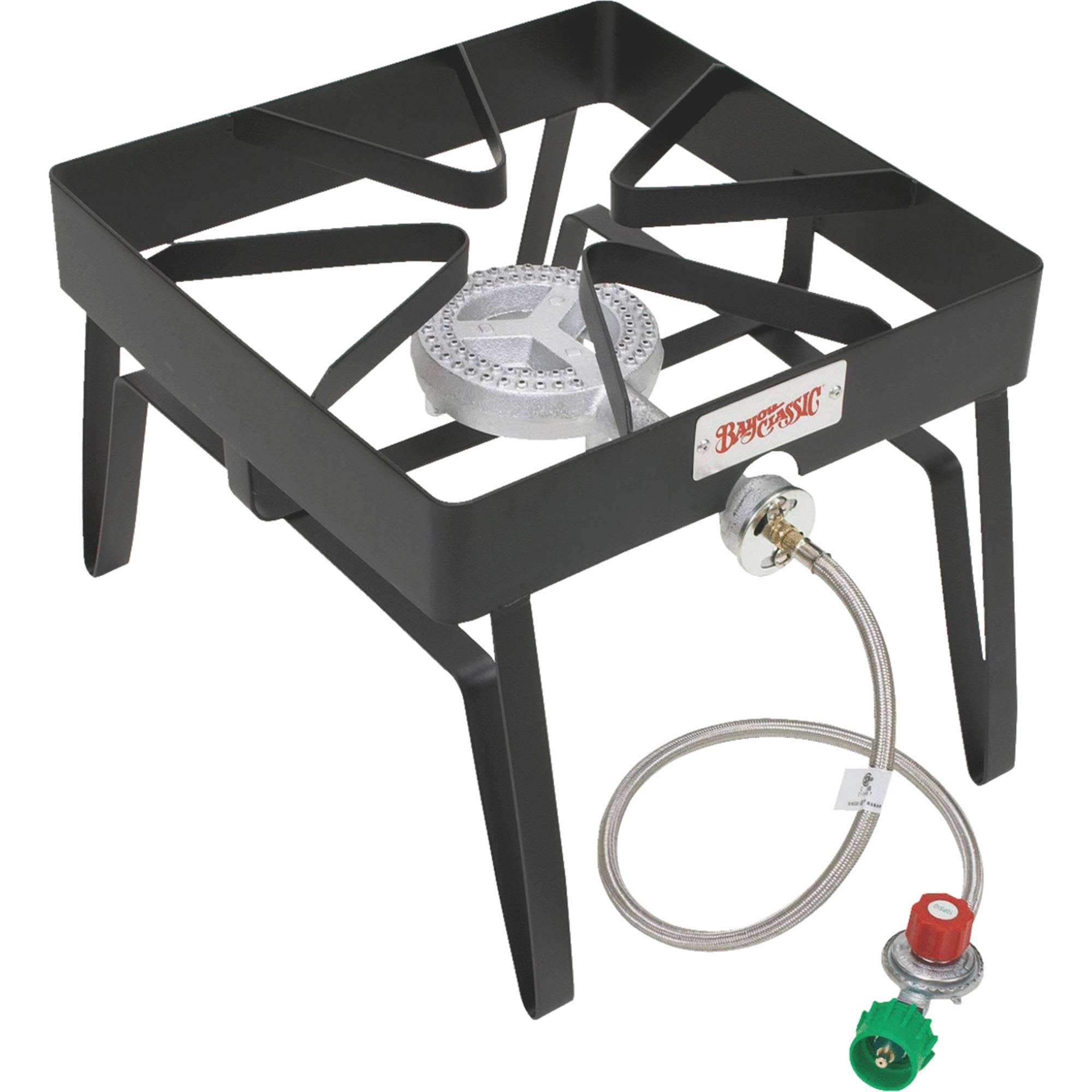 Bayou Classic Outdoor Patio Burner, Size: 16 x 16 x 13 Inches, Black
