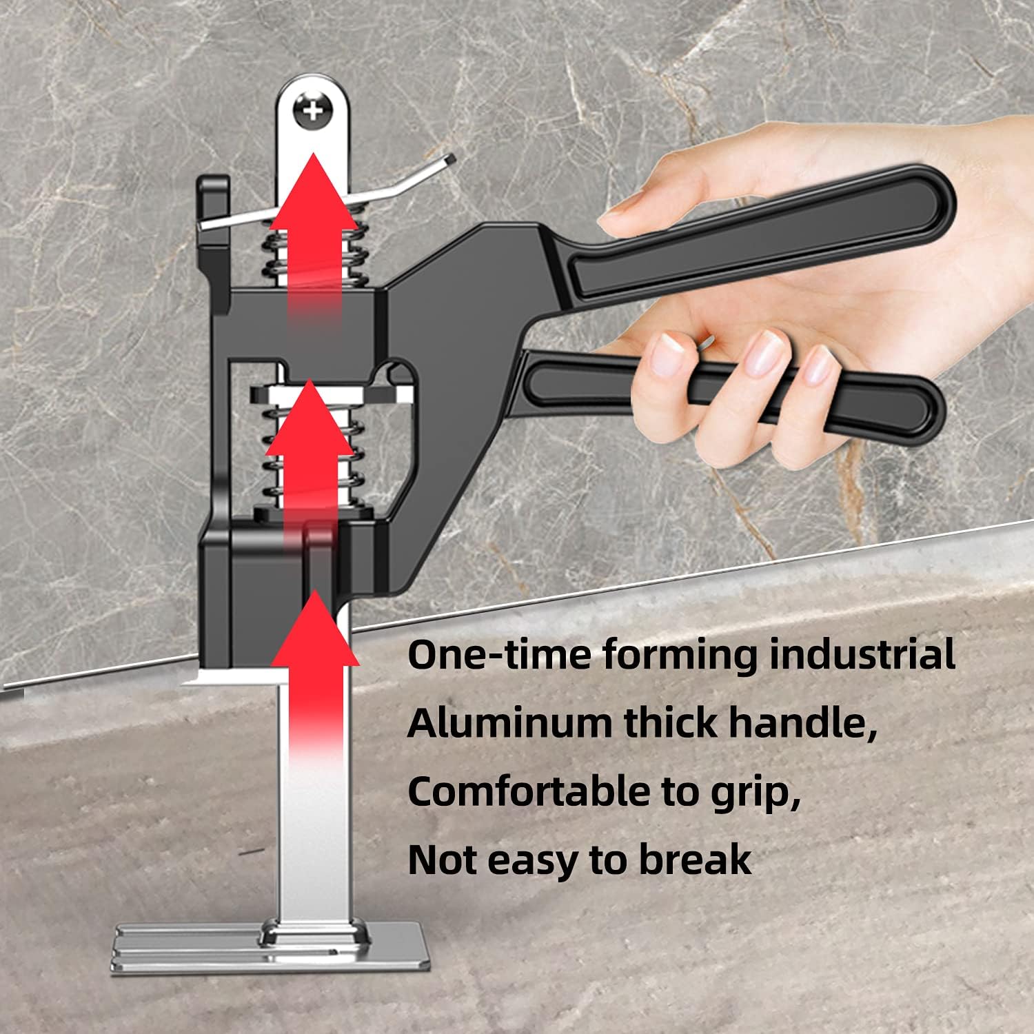 Labor Saving Arm ,Effort Elevator Jack 2Packs Door Panel Lifting Cabinet Jack,Drywall Lift Up to 308 Lb, Board Lifter, Wall Tile Height Adjuster Furniture Jack Pack of 2