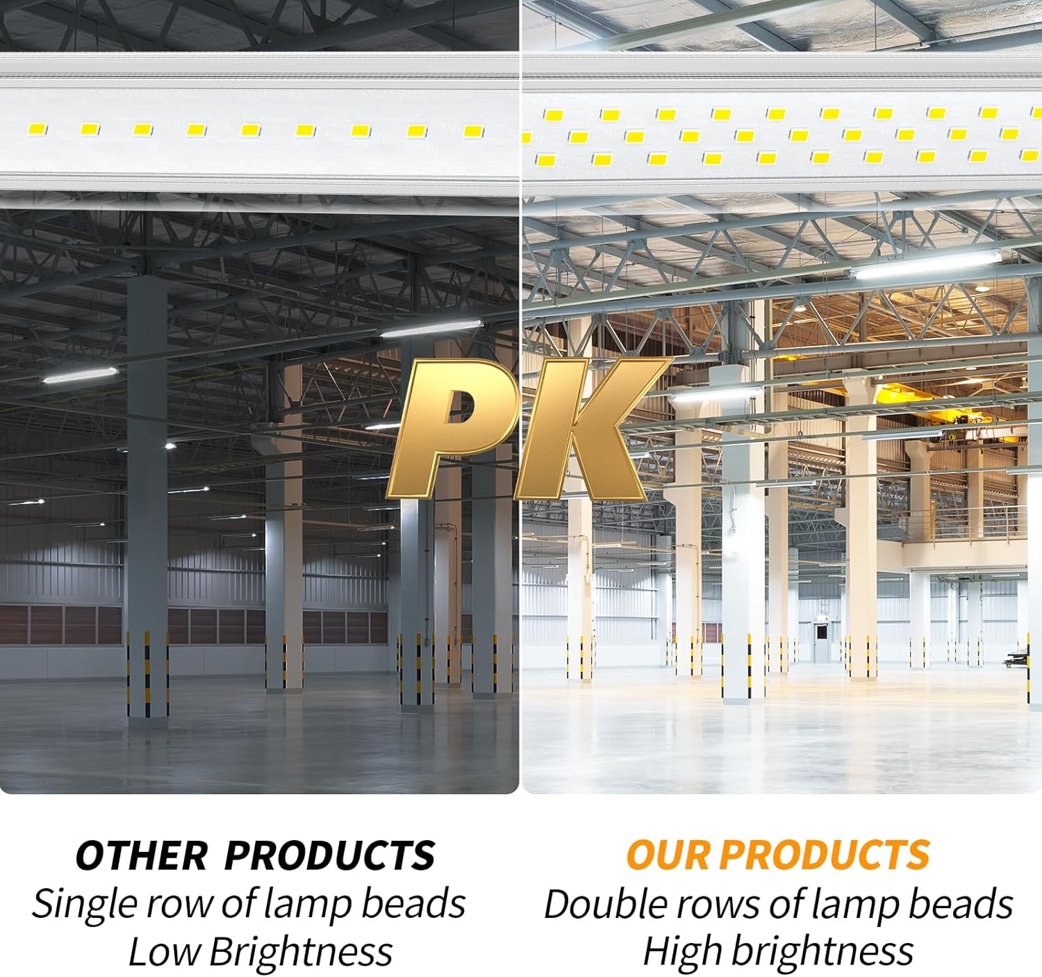 8ft Led Bulbs, T8 8 foot Led Bulb for T12 Fluorescent Replacement, 72W 9000lm 8' Led Tubes 96" FA8 Single Pin, Three Rows of lamp Beads, 5000K led tube light (10Pack)