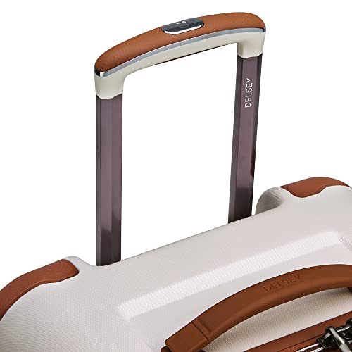 DELSEY PARIS Chatelet Air 2.0 Hardside Luggage with Spinner Wheels, Angora, Checked-Large 28 Inch