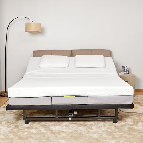 Electric Adjustable Bed Frame, Twin XL Size Adjustable Bed Base with Wireless Remote, Head and Foot Incline, Premium Quiet Motor, Zero Gravity