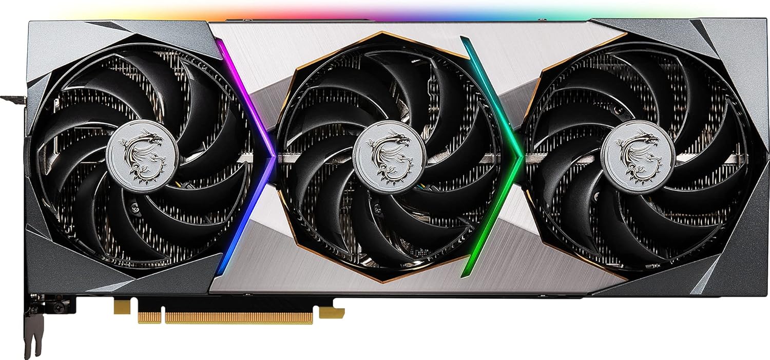 MSI Gaming GeForce RTX 3070 Ti 8GB GDRR6X 256-Bit HDMI/DP Nvlink Torx Fan 4 RGB Ampere Architecture Graphics Card (RTX 3070 Ti Suprim X 8G)