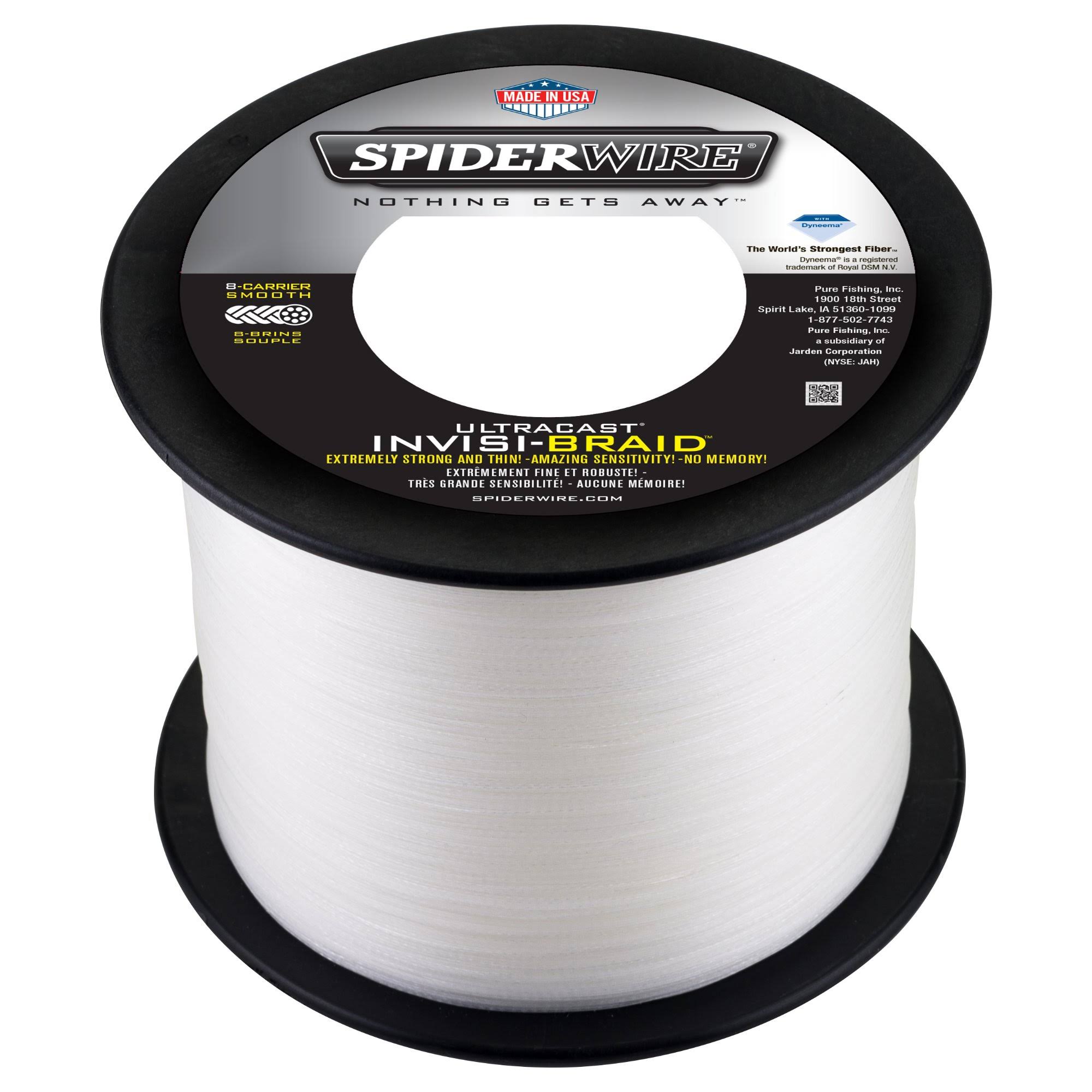 Spiderwire - Ultracast Invisi-Braid - 20 lb, 1500 Yards