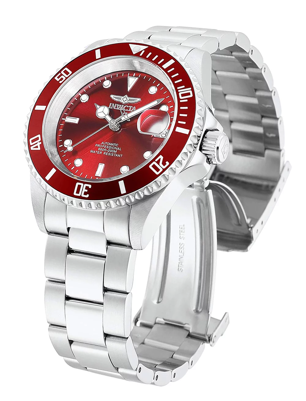 Invicta Pro Diver Automatic Red Dial Men's Watch 35692