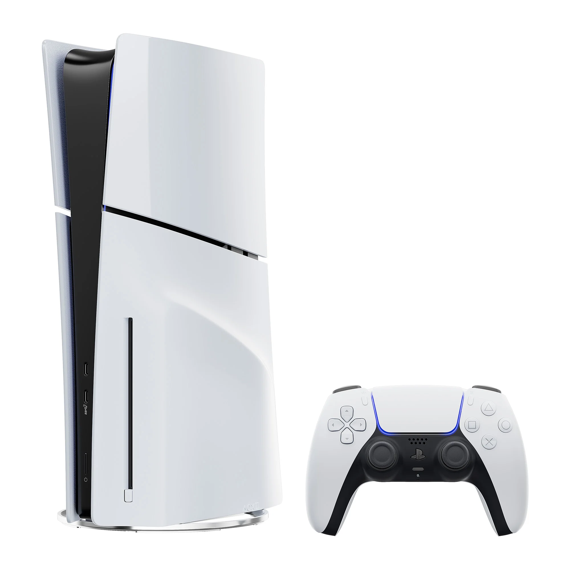 PlayStation 5 Disc Slim Version 2TB SSD PS5 Console with Wireless Controller with The Last of Us Remastered, God of War & Horizon Zero Dawn Complete Edition - CFI-2015 PS5 - Curated Treasures Market