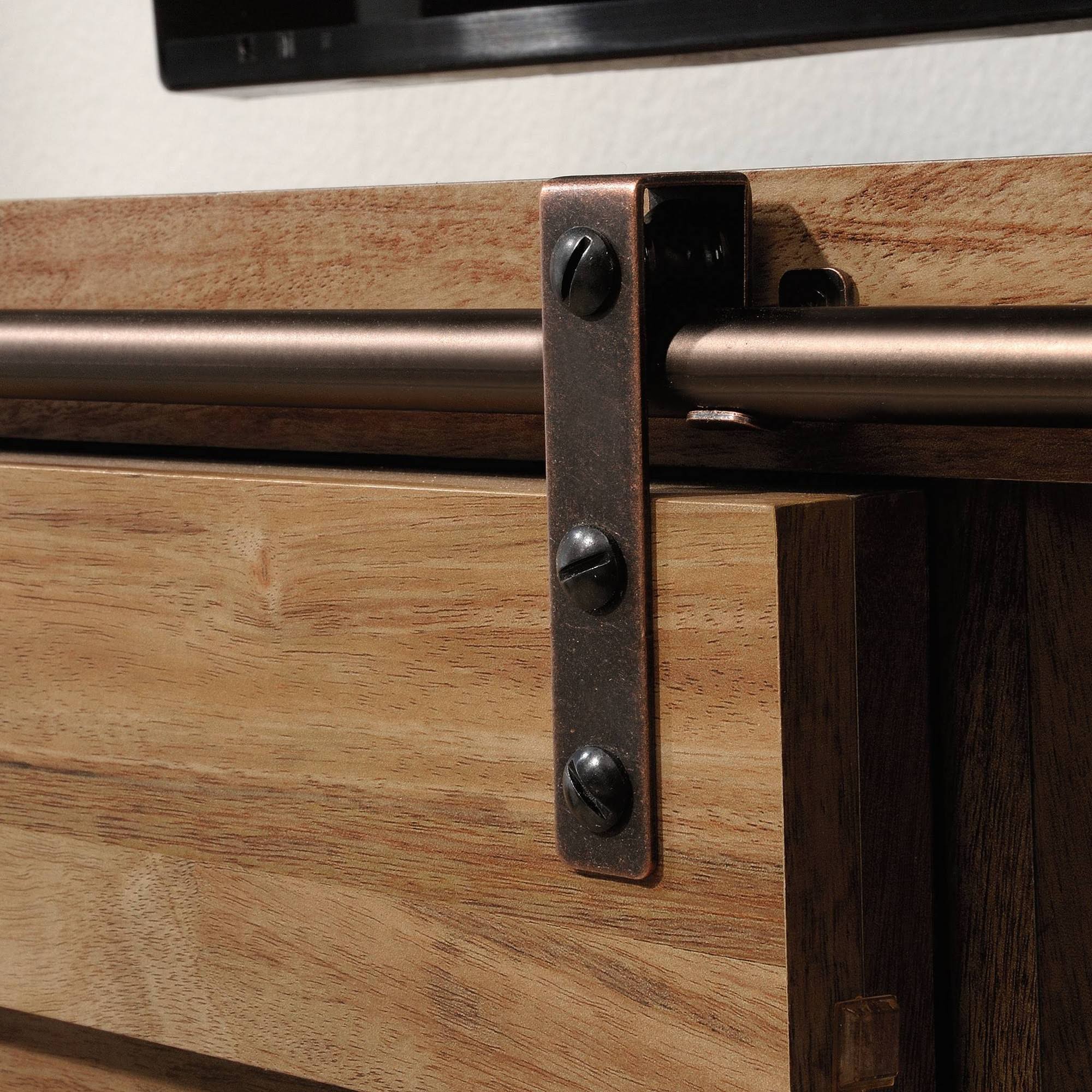 Sauder Cannery Bridge Credenza - Sindoori Mango
